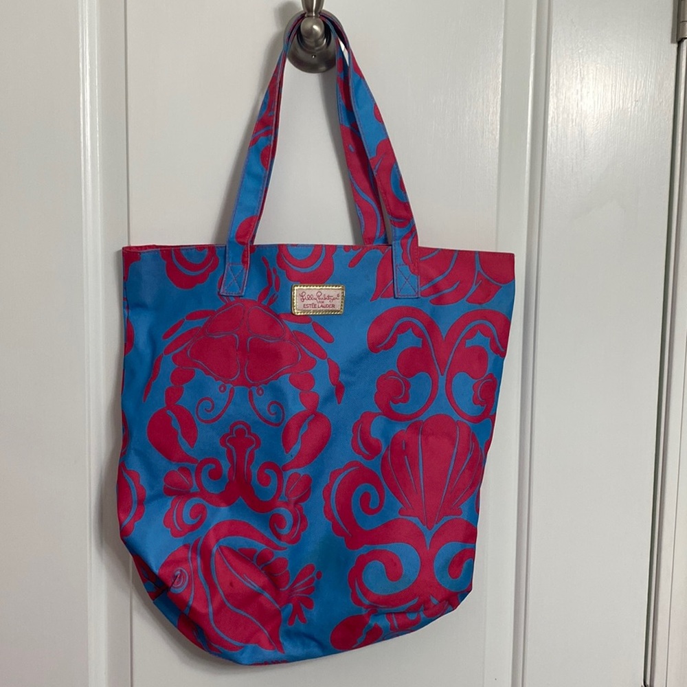 Lily Pulitzer for Estée Lauder tote